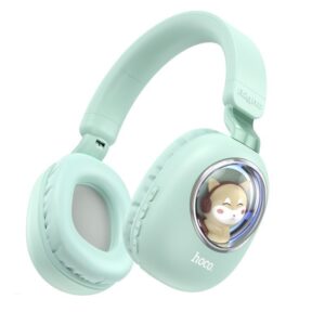 Hoco ESD11 Wireless Headphone With Rgb Lights - Mint Green