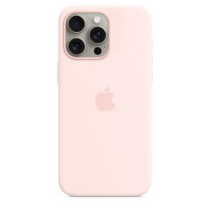 Apple IPhone 15 Pro Max (6.7) Silicone Case with MagSafe - Light Pink