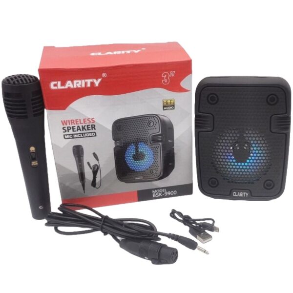 Clarity Wireless Speaker With Mic BSK-9900