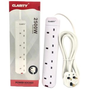 Clarity 2500W Power Socket PK-1004 With 4 Output
