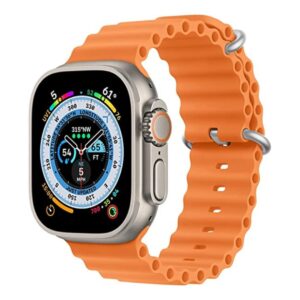 Hiwatch Pro T900 Ultra Smart Watch 2.9 inch Infinite Display With Wireless Charging - Orange