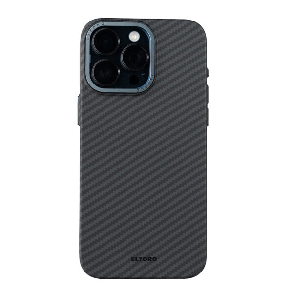 Eltoro Magsafe Iron Carbon Case for iPhone 15 Pro - Black