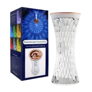 Humidifier lamp with diamond design and color classification