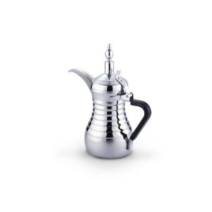 LePresso Arabic Coffee and Tea Dallah - Silver