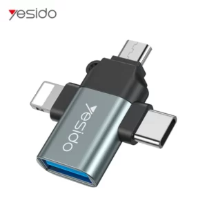 Yesido 3in1 OTG USB 2.0 Supper Fast Data Transmission