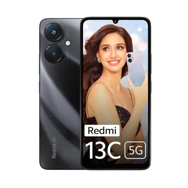 Redmi 13C 5G 6GB RAM + 128GB Memory – Startrail Black