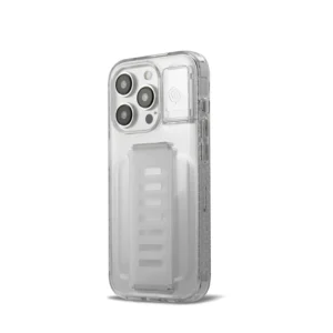 Grip2U IPhone 15 Pro Boost Case With Kickstand - Clear