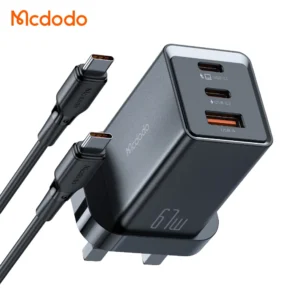 Mcdodo GaN 5 Mini Fast Charger Pro Set PD 67W Type-C to Type-C Cable