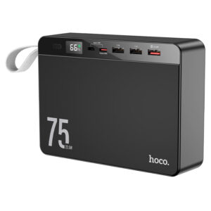 Hoco 75000mAh 22.5W Large Capacity Digital Display Power Bank - Black