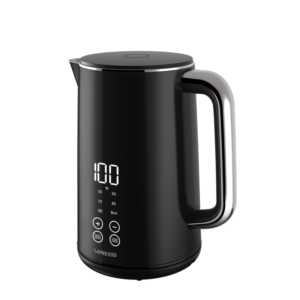 LePresso 2000W 1.7L Smart Electric Kettle with Touch Panel and BS plug – Black