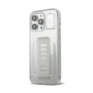 Grip2U Iphone 15 Pro Max Ultra Boost Case With Kickstand - Clear