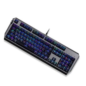 Porodo Gaming Wired Full Keyboard with Gateron Switch (Red)