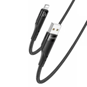 Yesido CA109 3m 2A USB to 8 Pin Charging Data Cable - Black