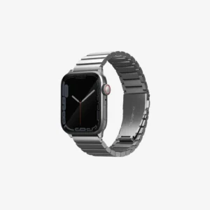 Uniq Strova Stainless Steel Band For Apple Watch 49/45/44mm - Silver
