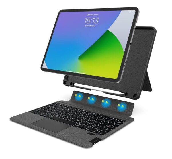 Magic Keyboard Case for iPad Pro 11 & iPad Air 10.9 with Wireless Bluetooth Keyboard