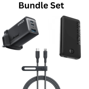 Anker Bundle Set Power Bank / Charger GaNPrime 65W / USB-C to Lightning Cable