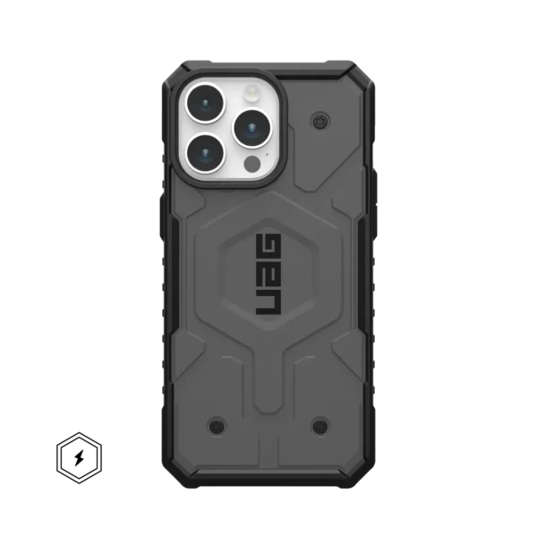 UAG Pathfinder For Magsafe Iphone 15 Pro Max Case - Silver