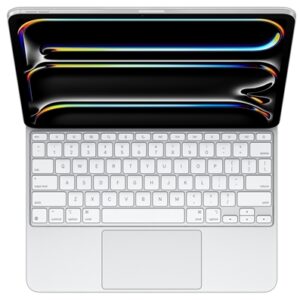 Apple Magic Keyboard for iPad Pro 13 Inch 2024 Arabic & English - White
