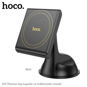 Hoco H47 Ring-Shaped Magnetic Car Phone Holder (Center Console)