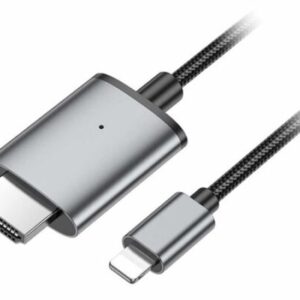 HOCO UA27 HD On-Screen Cable iPhone To HDTV - Grey