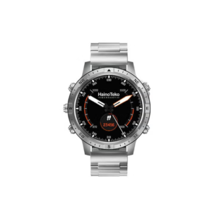 Haino Teko Germany RW49 Round Shape AMOLED Display Smart Watch With 3 Pair Strap - Silver
