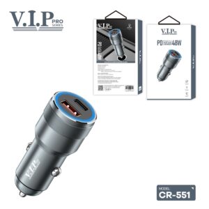 VIP Pro Series Fast Car Charger Pd 48w (CR-551)