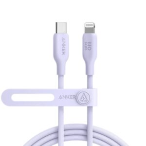 Anker 542 USB-C to Lightning Cable 30W Bio-Based 3ft - Violet