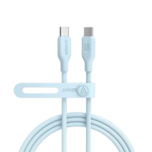 Anker 544 USB-C to USB-C Cable 140W Bio-Based 3ft - Blue
