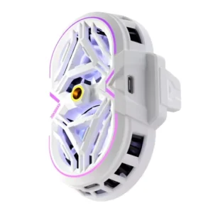 RGB Phone Dual Cooling Fan (RS3) - White