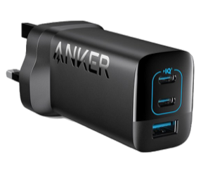 Anker 336 Charger 67W 3-Ports - Black