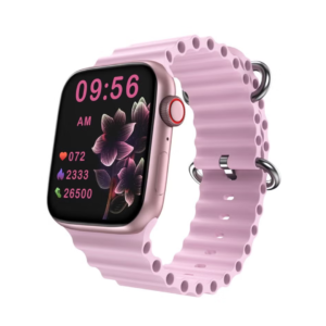 Modio Super Mini Ladies Special Smart Watch with Three Set Strap - Pink
