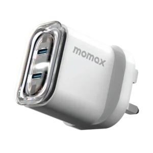 Momax 35W USB-C 2-Port GaN Charger - White