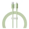 Baseus Habitat Series Fast Charging USB-A to Lightning Cable 1M - Natural Green
