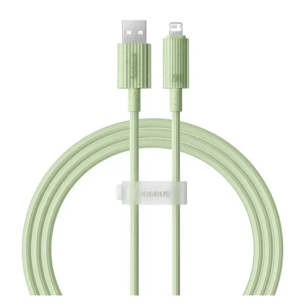 Baseus Habitat Series Fast Charging USB-A to Lightning Cable 1M - Natural Green