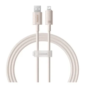 Baseus Habitat Series Fast Charging USB-A to Lightning Cable 1M - Wheat Pink