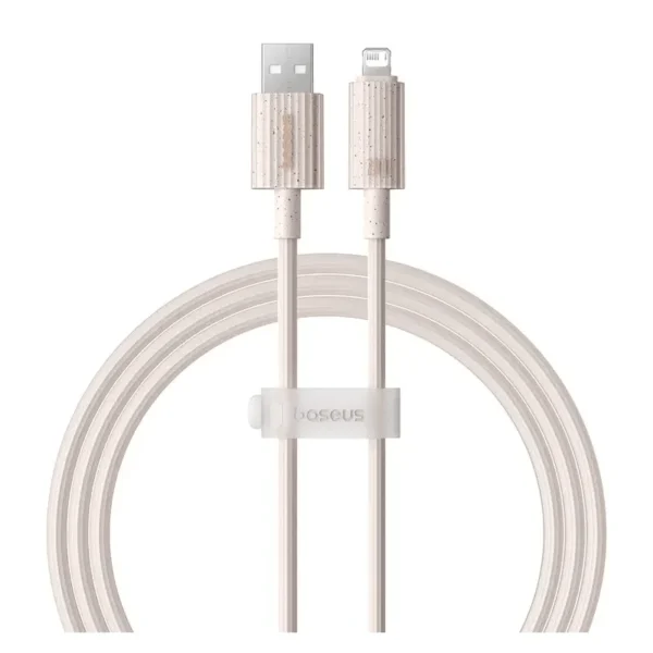 Baseus Habitat Series Fast Charging USB-A to Lightning Cable 1M - Wheat Pink