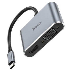Hoco Converter “HB30 Eco” Type-C to HDMI + VGA + USB3.0 + PD