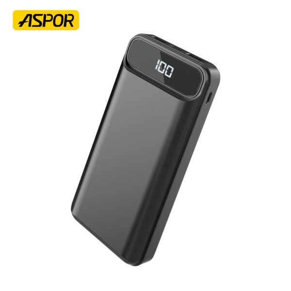 Aspor 22.5W 20000mAh Power Bank With PD Charging A396