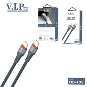 VIP Pro Series Type-c To Type-C Cable PD 65W 1m (CB-103)