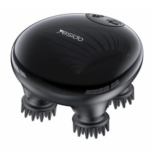 Yesido MG04 IPX7 Waterproof Electric Pulse Head Massager - Sleek Black