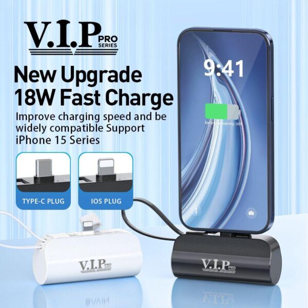 Vip Pro Series Power Bank With Built-in Lightning (PB-651)