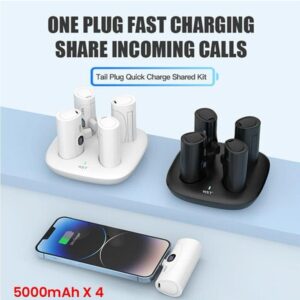 WST 4-in-1 Multiple Power Bank Docking Station 5000mah