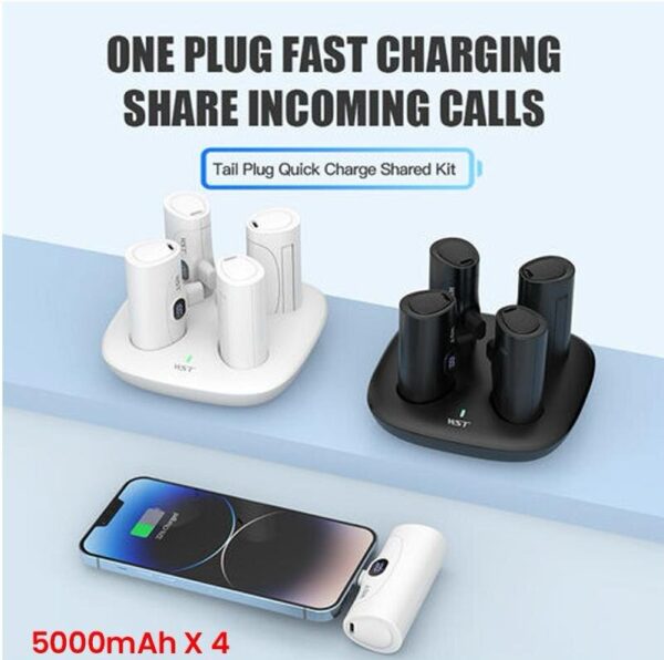 WST 4-in-1 Multiple Power Bank Docking Station 5000mah