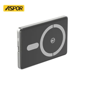 Aspor A382 Wireless Magnetic Portable Mini 10000mAh Power Bank