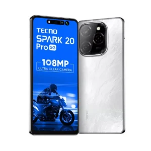 Tecno Spark 20 Pro 5G ( 256GB + 8GB ) - White