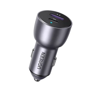 Ugreen 52.5W Fast Car Charger Aluminum Case CD213 - Dark Blue