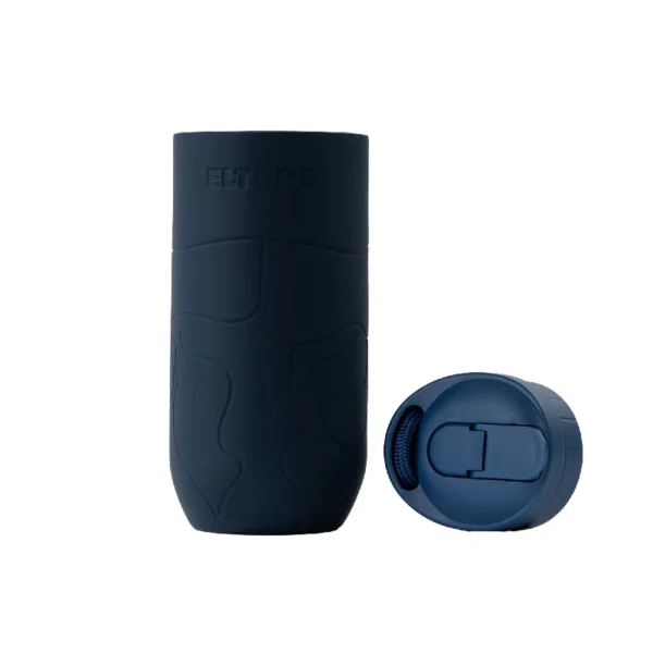 Eltoro Bottle Sleeve with Straw Lid - Navy