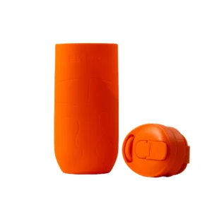 Eltoro Bottle Sleeve with Straw Lid - Orange