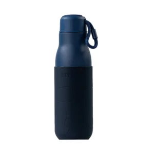 Eltoro Stainless Steel Bottle - 500ml - Navy with Navy Sleeve