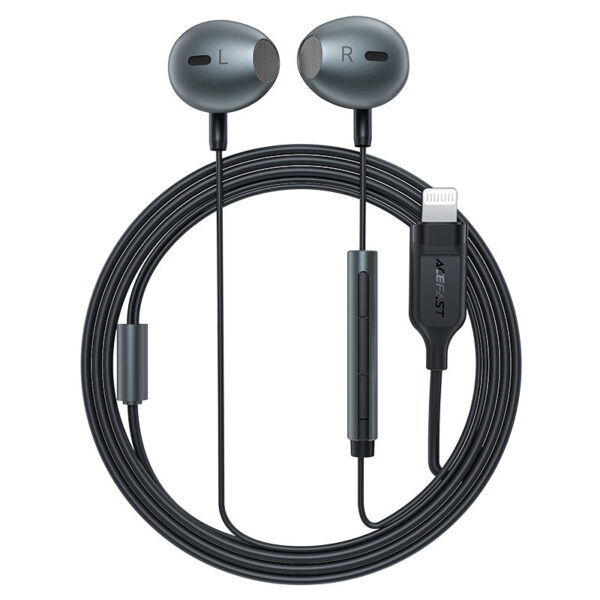 Acefast L1 Wired Earphone for Lightning - Black